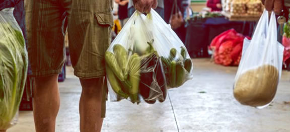 Buste ultraleggere per frutta e verdura: si possono portare da casa i sacchetti della spesa riciclati purché idonei a conservare gli alimenti